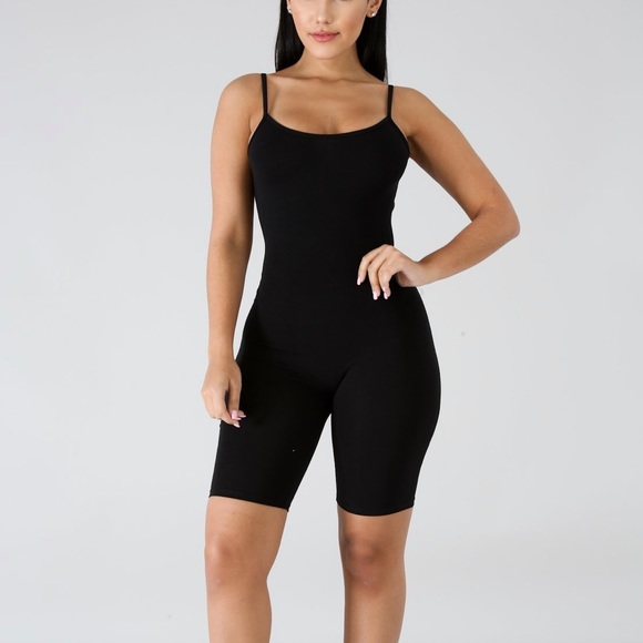 *New* Biker Short Jumpsuit - Picture 2 of 4
